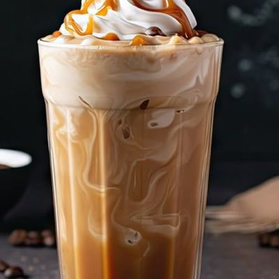 Iced Salted Caramel Latte