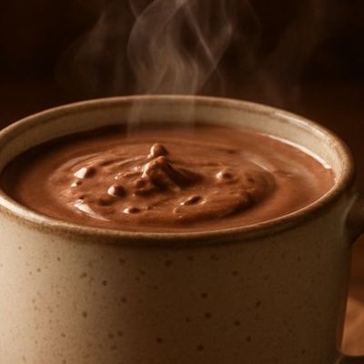 Pistachio hot chocolate