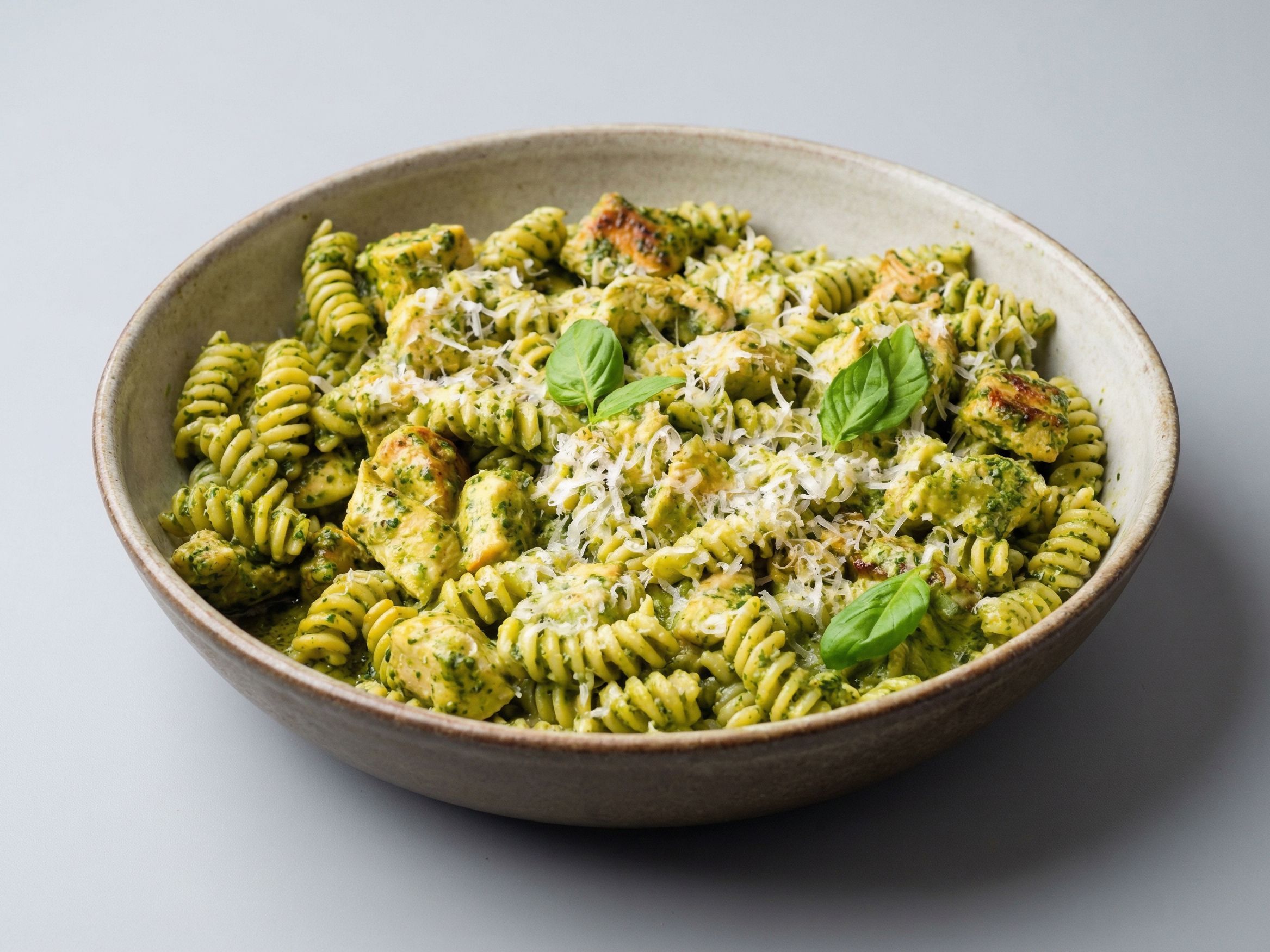Creamy Chicken With Pesto Sause