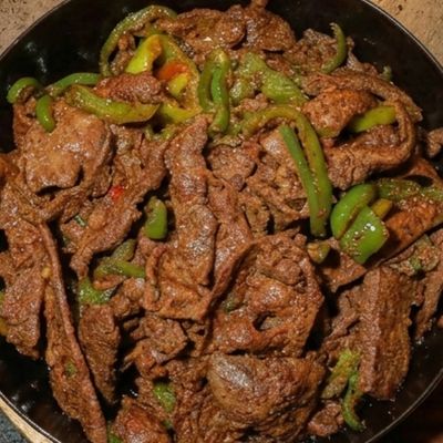 طاسة كبدة بقري إسكندراني
