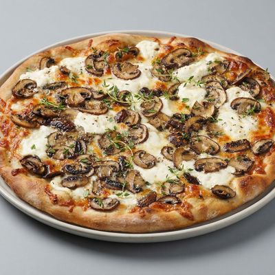 Mushroom Oriental Pizza