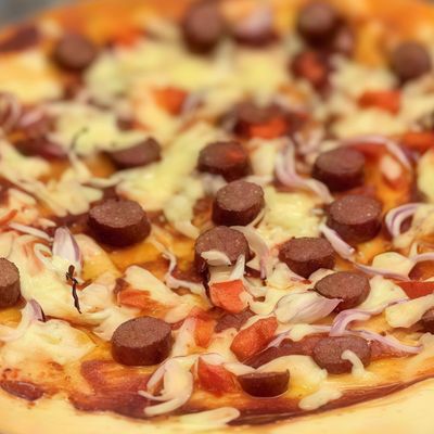 Italian Hotdog Pizza