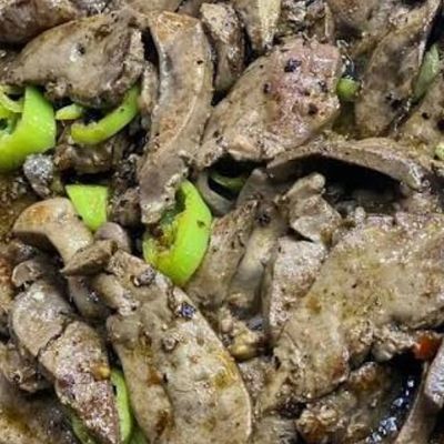 Quarter veal liver