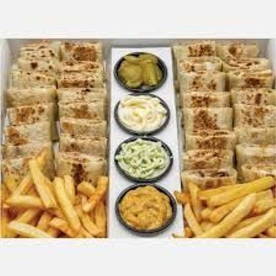 Arabic chicken shawerma box