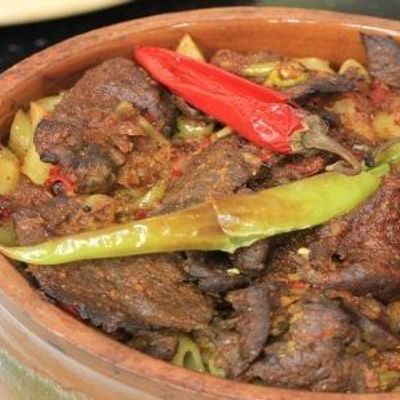 Pasta Tagine With Liver