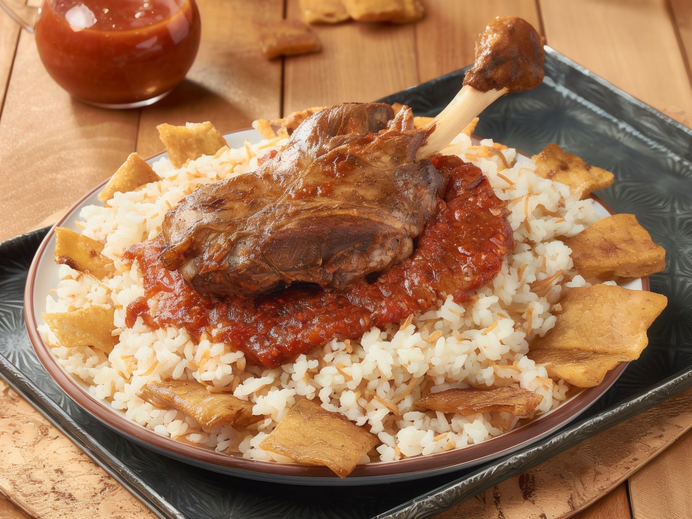Charcoal Grilled Shank Platter