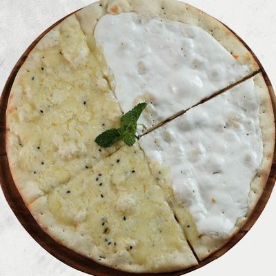 labneh and cheese manouche