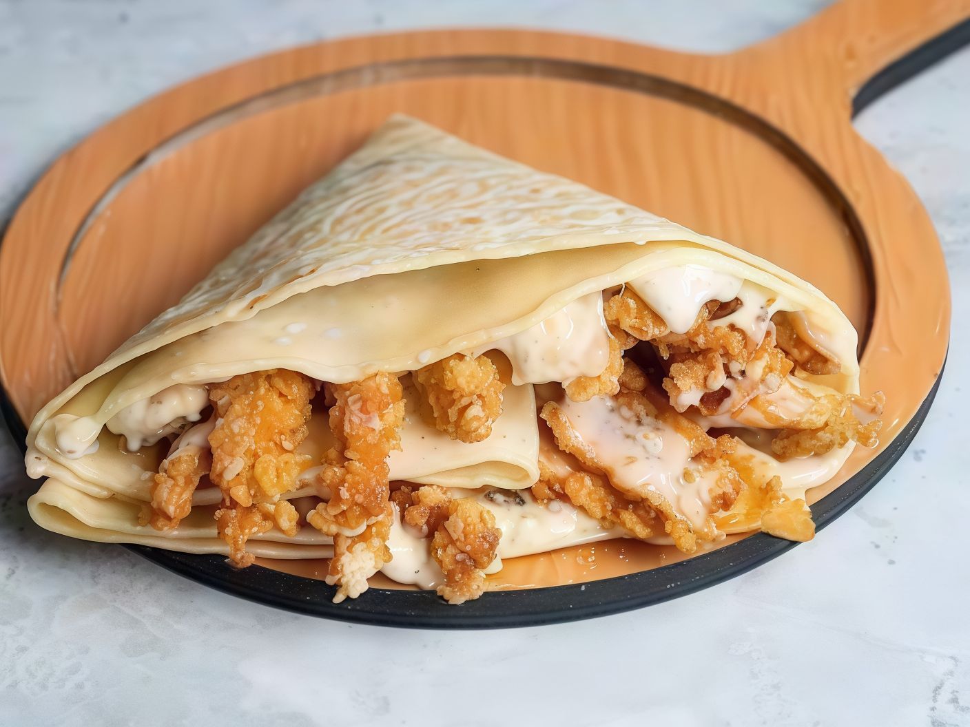 Cheese Crunchy Crepe