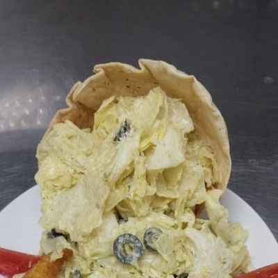 Shrimpo Caesar Salad