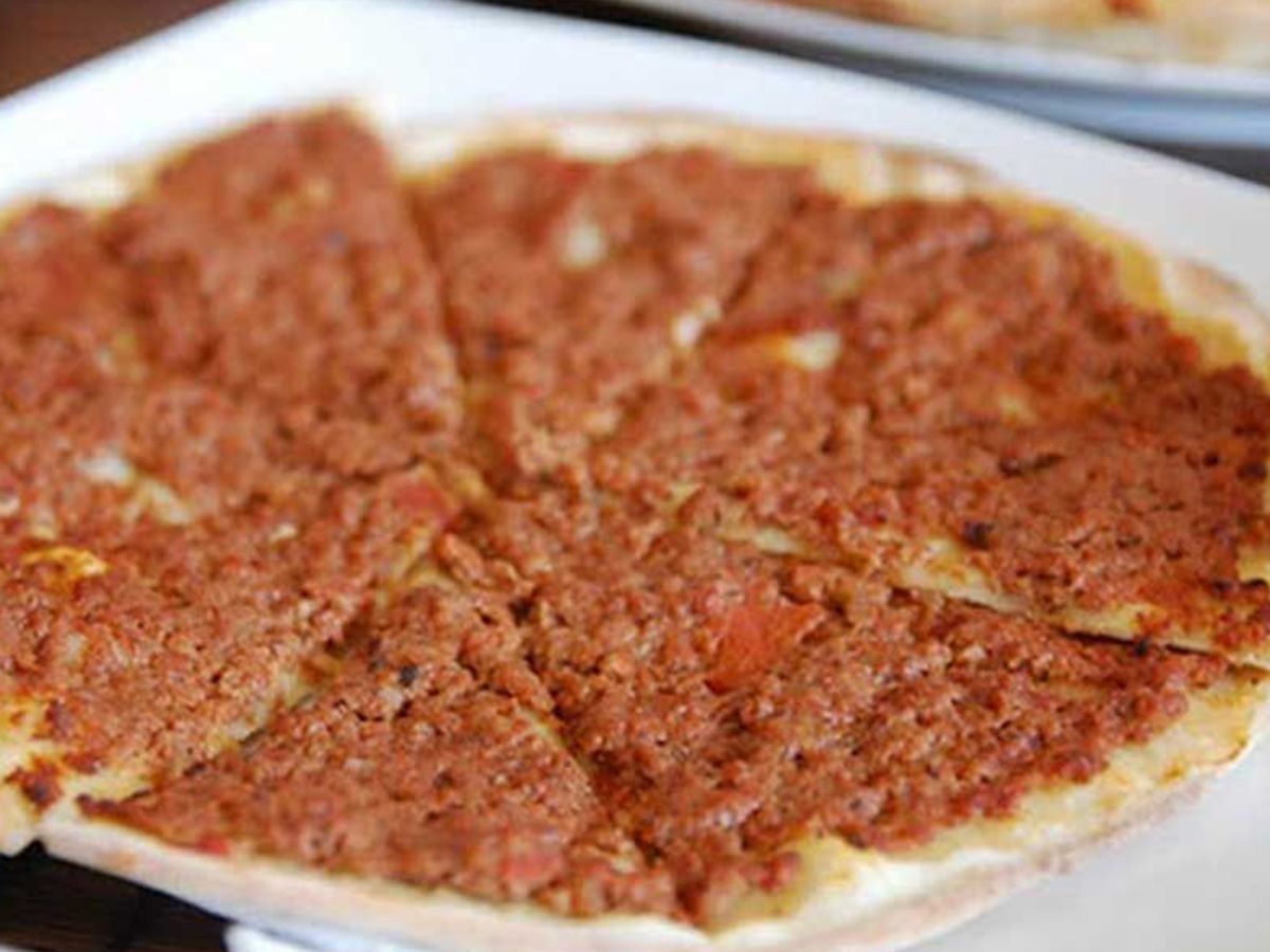 Meat and Mozzarella Manoushe