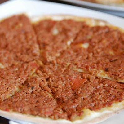 Meat and Mozzarella Manoushe