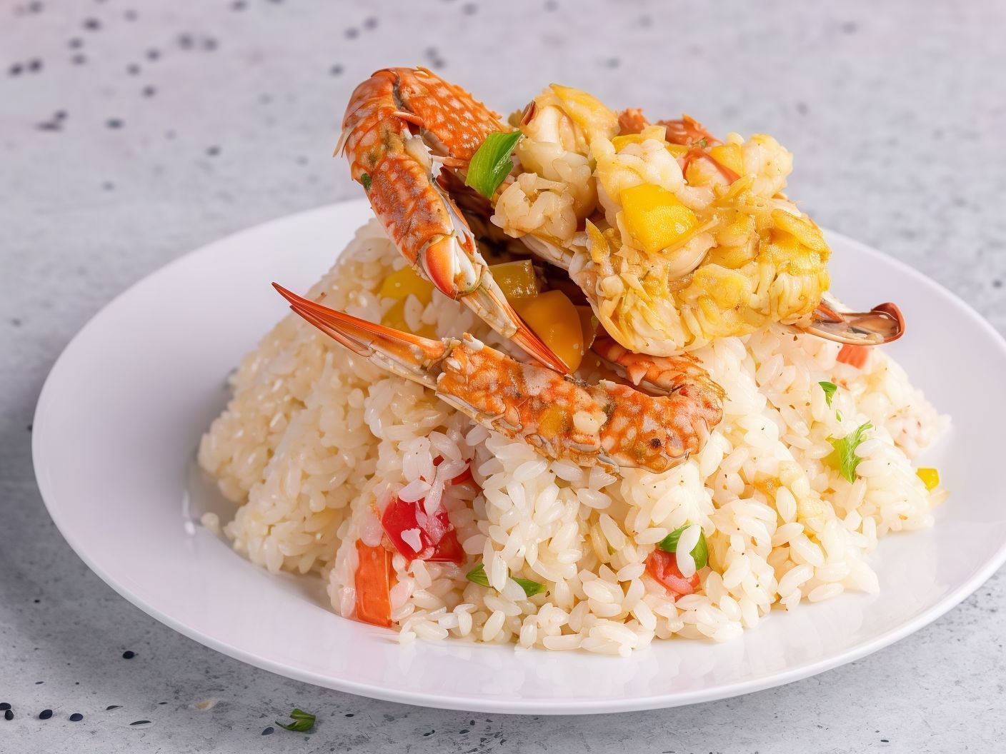 Rice With Crab And Shrimp