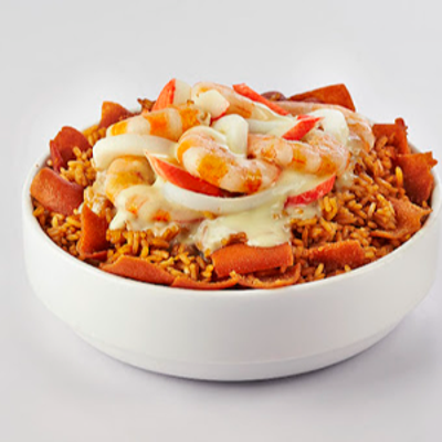 Seafood Gandovella Fatteh Casserole
