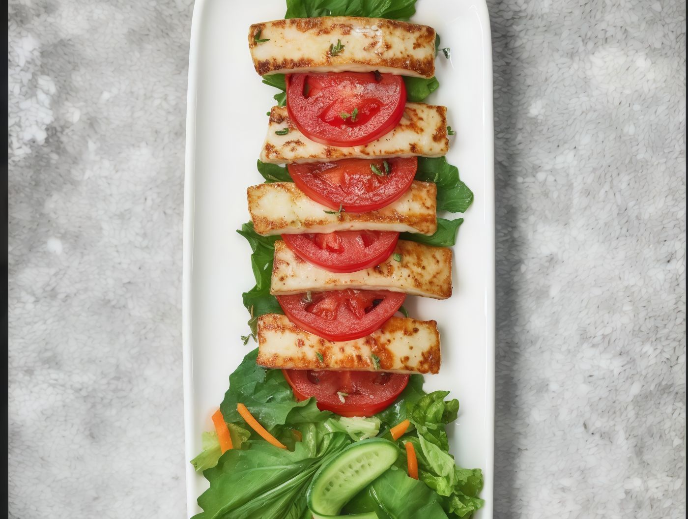 Glazed Halloumi