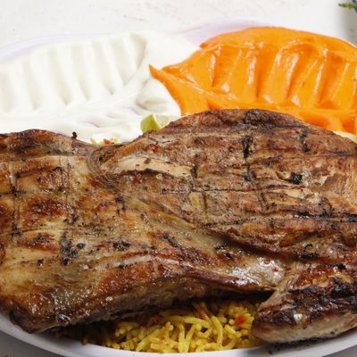 Charcoal Grilled Chicken Without Rice