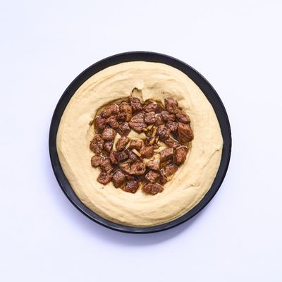 Hummus with meat