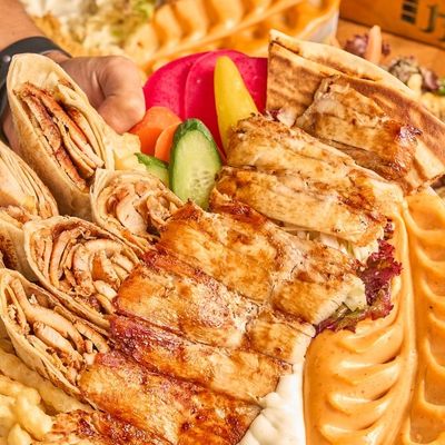 Arabic Chicken Shawarma Meal Double