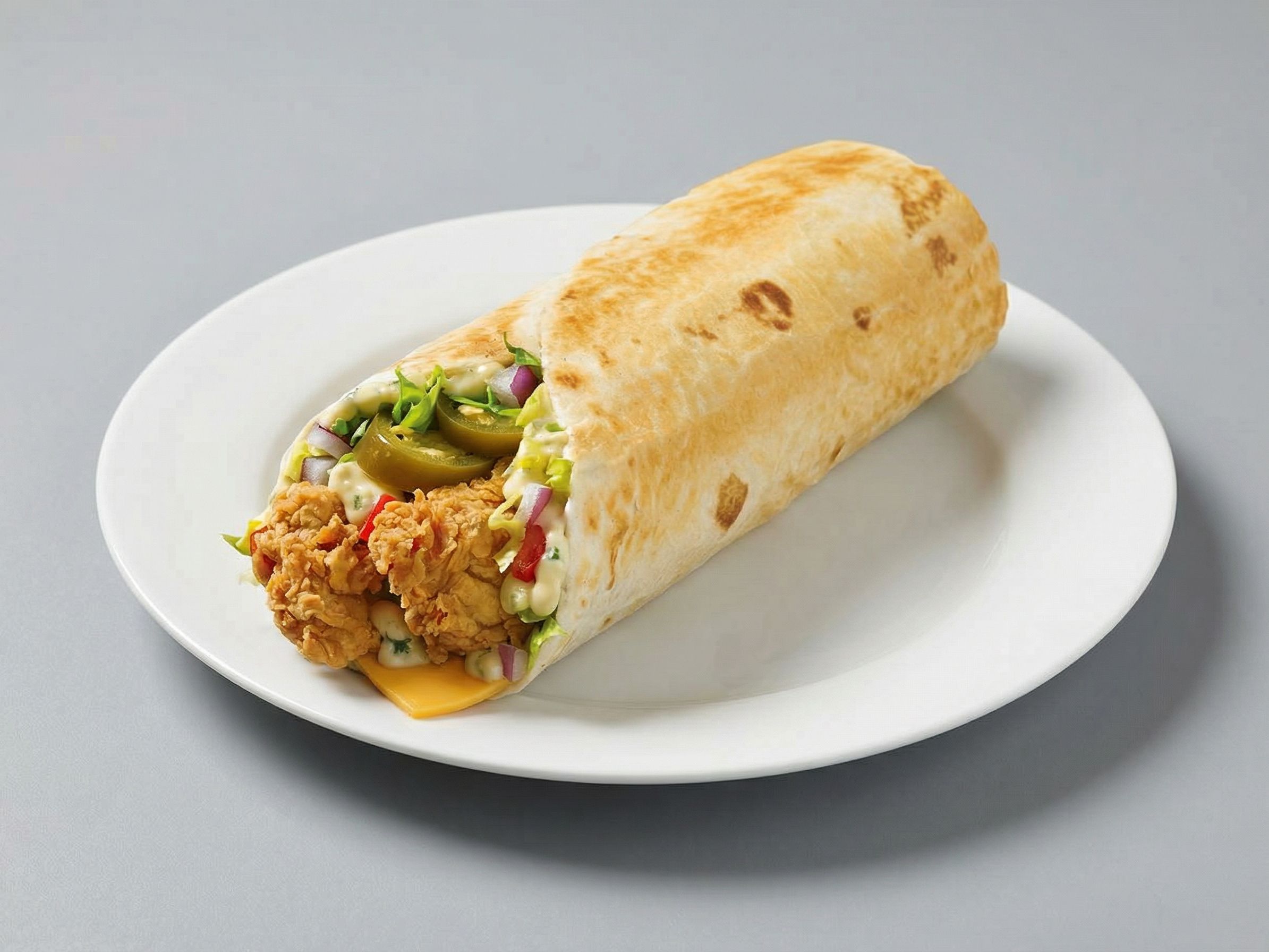 Crispy Tortilla Sandwich And Fries