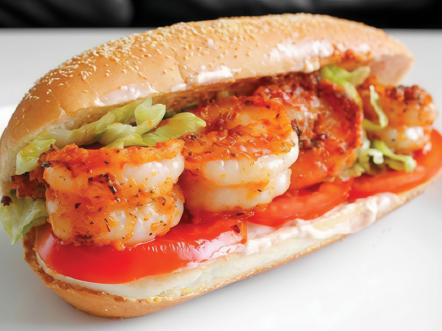 Sandwich Grilled Shrimp