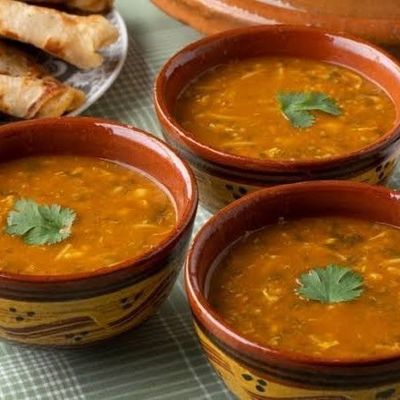 Beet lahm soup