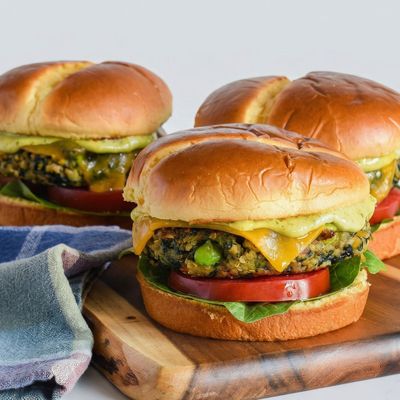 Green Burger Omelette
