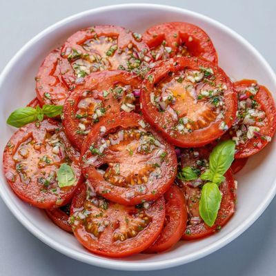 Marinated tomatoes
