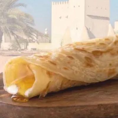 Cheese With Honey Chapati