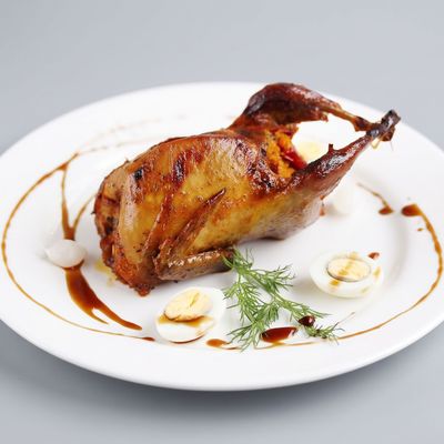 Grilled pigeon