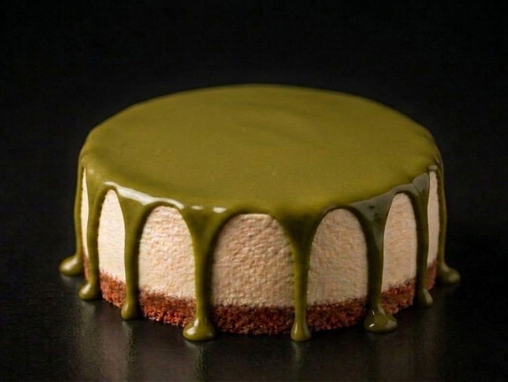 Pistachios Cheesecake Circle