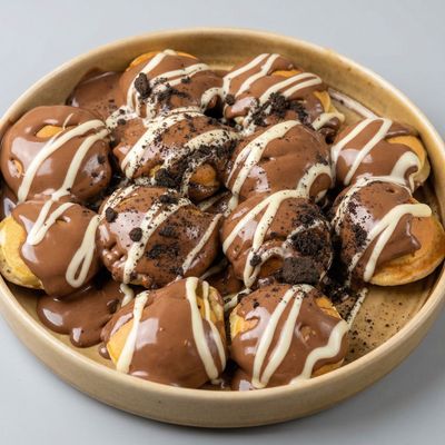 Nutella mini pancakes