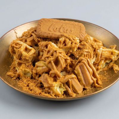 Lotus Waffle Fatteh