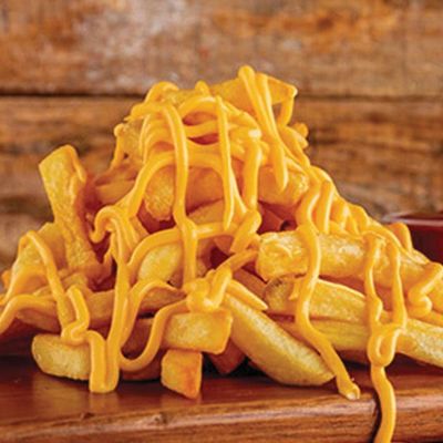 Potatoes with Cheddar Sauce