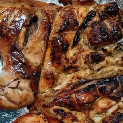 Half grilled chicken net
