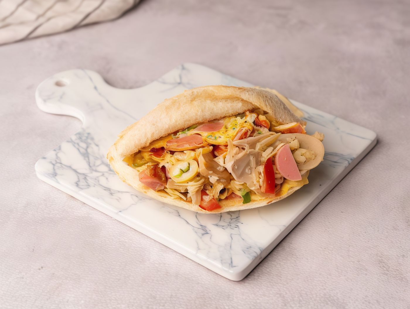 Apache Eggs Shami Sandwich