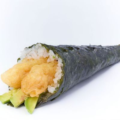 Shrimp tempura Temake