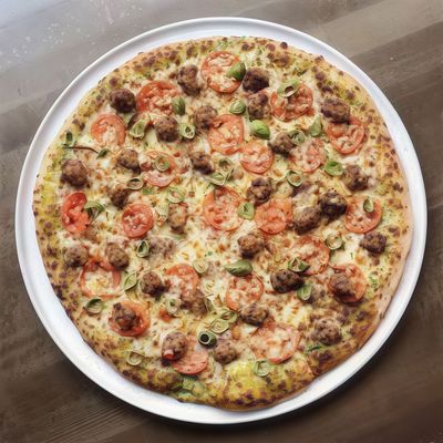 Italian Pizza With Kofta