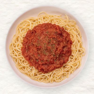 Pasta with Red Bolognese Sauce
