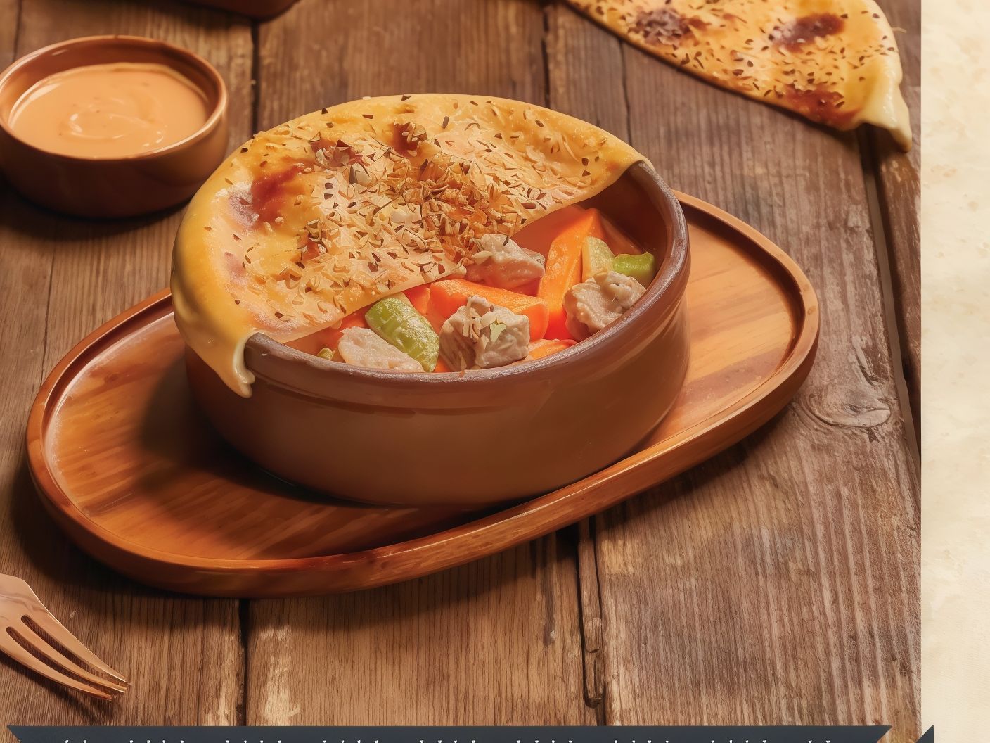 Meat Casserole With Cream And Vegetables