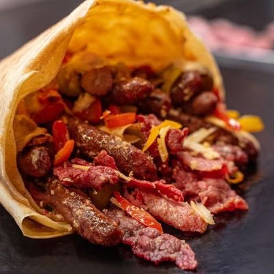 Sausages Crepe