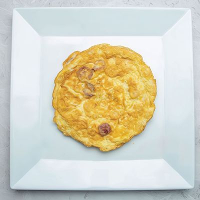 Omelette box with Romy cheese