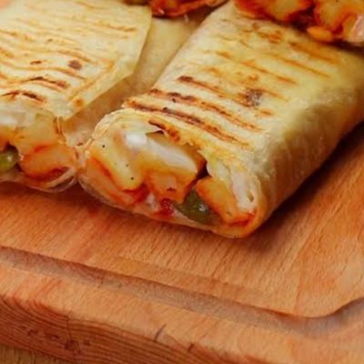 Sandwich, Fries, Ketchup, Syrian Bread