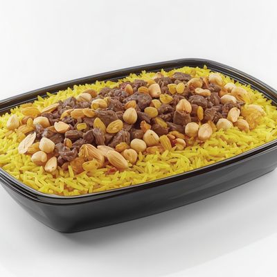 Basmati Rice with Nuts and Meat