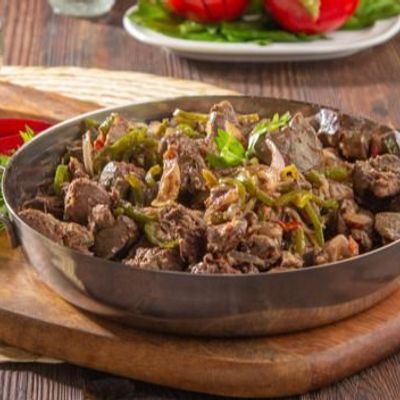 Mazalika Casserole (Liver and Gizzards)