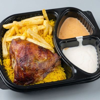 ربع فخذ دجاج مشوي