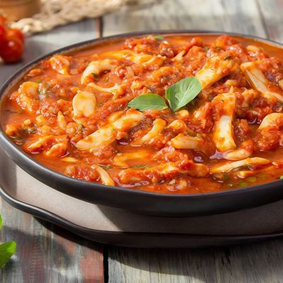 Squid casserole