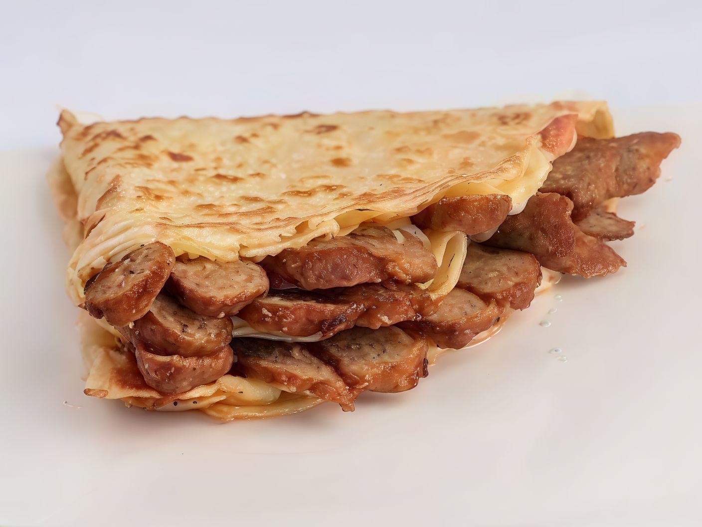 Potato Burger Crepe