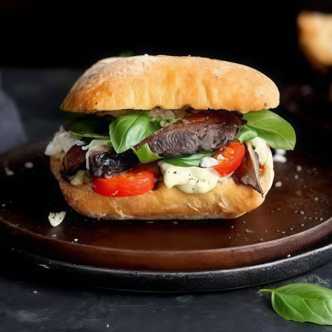 Mega Mushroom Sandwich