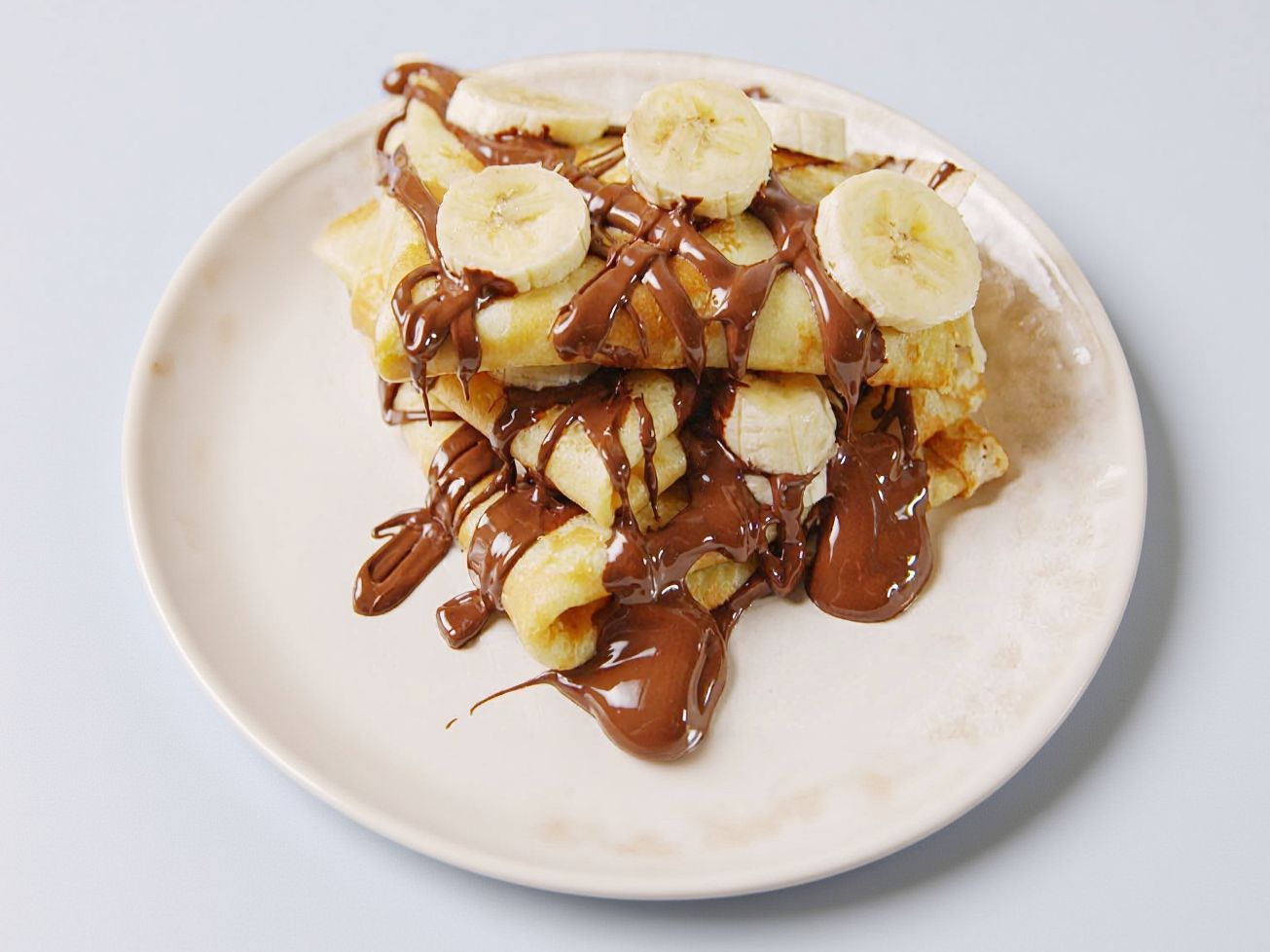 Chocolate With Banana Crepe