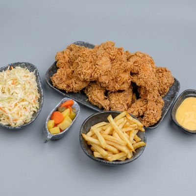 Half A Broasted Chicken