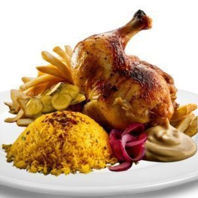 Quarter A Chicken Shawaya Thigh Meal